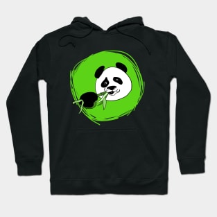 Cute panda portrait Hoodie